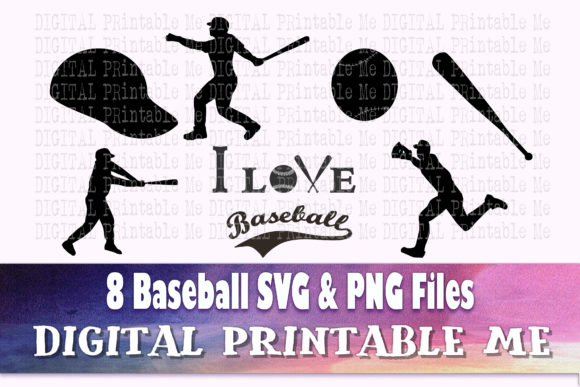 Download Baseball Svg Bundle, Silhouette, PNG Bat - Bundle Collection