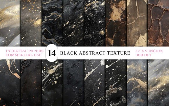 Download Black Abstract Backgrounds Bundle - Bundle Collection