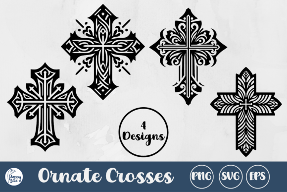 Download Ornate Crosses Svg Bundle - Bundle Collection