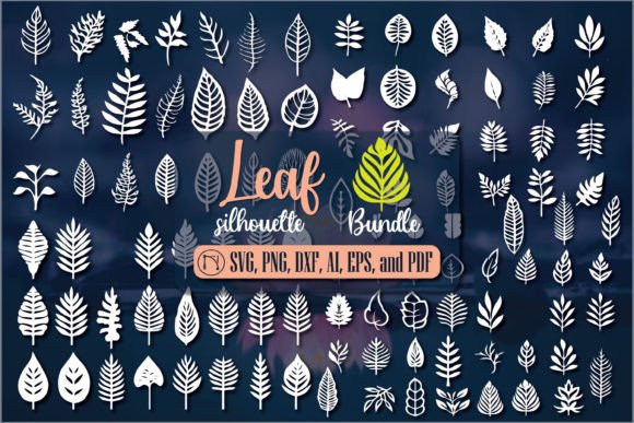 Download Cricut Leaf Silhouette SVG Mega Bundle - Bundle Collection