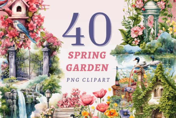 Download Spring Garden PNG Bundle - Bundle Collection