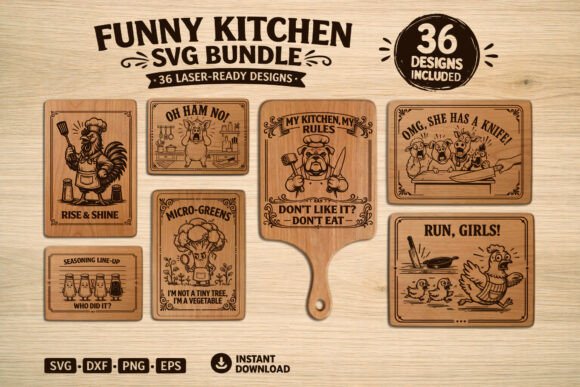 Download Funny Kitchen·Cutting Board Bundle - Bundle Collection