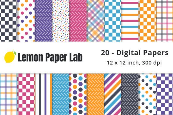 Download Check Digital Scrapbook Paper - Digital scrapbook paper Collection