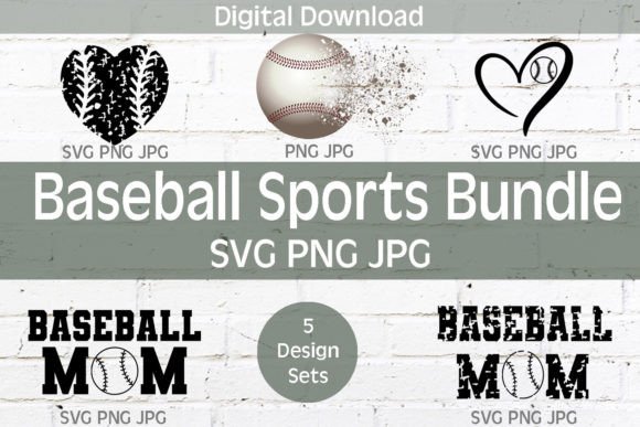 Download Baseball Sports Bundle SVG PNG JPG - Bundle Collection