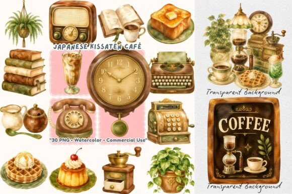 Download Coquette Japanese Kissaten Cafe Clipart - Cafe Collection