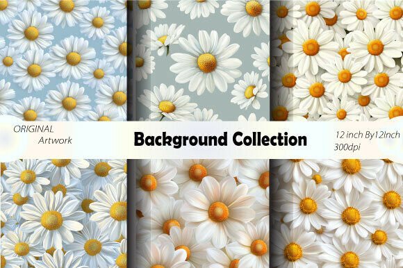 Download Daisy Scrapbook Planner Background - Planner Collection