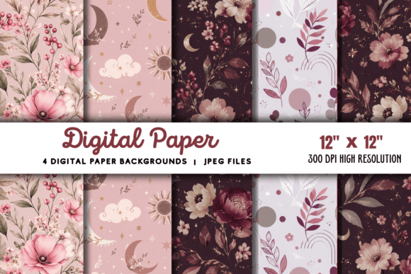 Download Digital Scrapbook Paper - Premium Resources