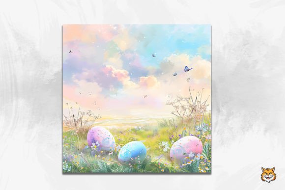 Download Easter Eggs Watercolor Pastel Background - Pastel background Collection