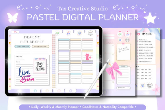 Download All-in-One Digital Planner ( 72 Pages ) - Planner Collection