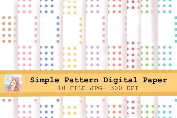 Download Seamless Simple Pattern Digital Paper - Simple pattern Collection
