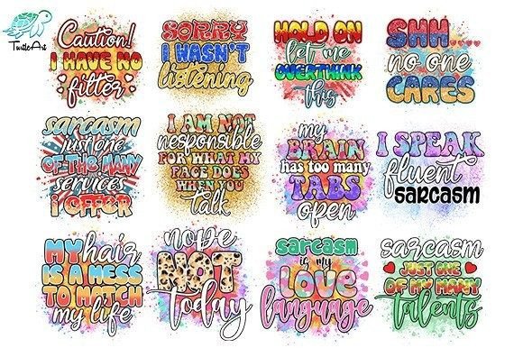 Download Funny Sarcastic Sublimation Bundle - Bundle Collection