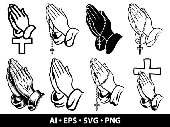 Download Praying Hands SVG Bundle - Bundle Collection